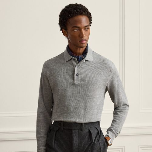 Polo en piqué Classic Fit - Purple Label - Modalova