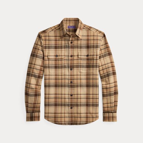 Chemise écossaise en flanelle - Purple Label - Modalova