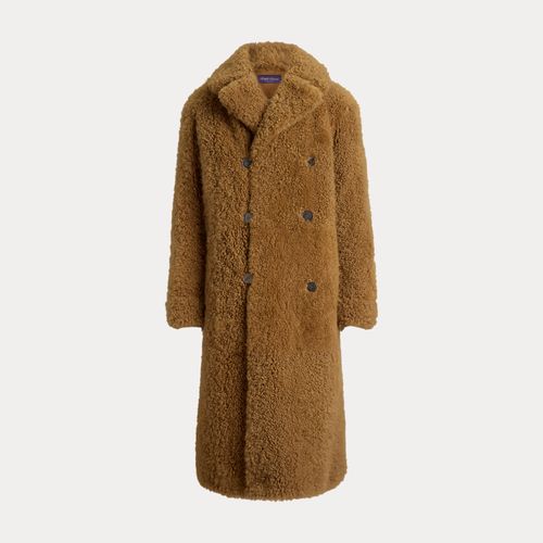 Manteau douillet en peau lainée - Purple Label - Modalova