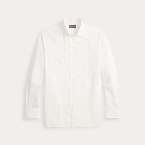 Chemise de smoking avec plastron plissé et poignet mousquetaire - Purple Label - Modalova