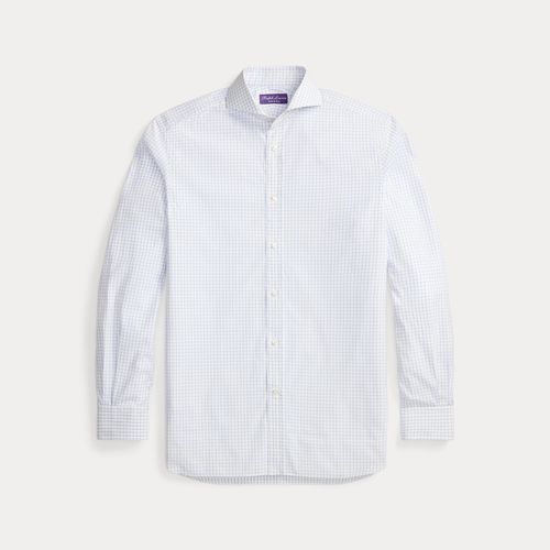 Chemise tattersall en sergé - Purple Label - Modalova