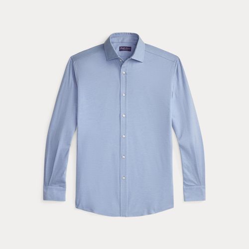 Chemise en maille stretch - Purple Label - Modalova