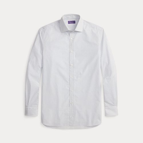 Chemise tattersall en popeline - Purple Label - Modalova