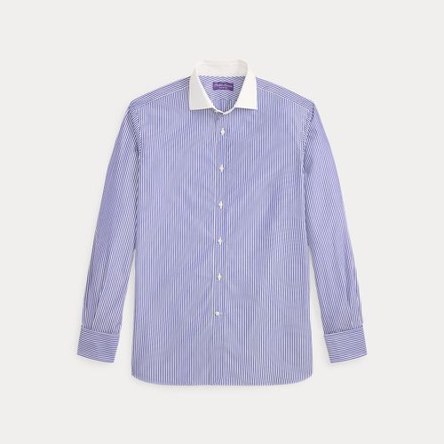 Chemise rayée à poignets mousquetaires - Purple Label - Modalova
