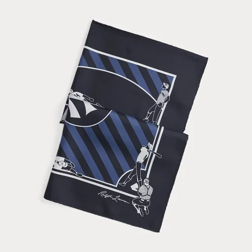 Carré en soie Ralph Lauren Lauren Yankees - Purple Label - Modalova