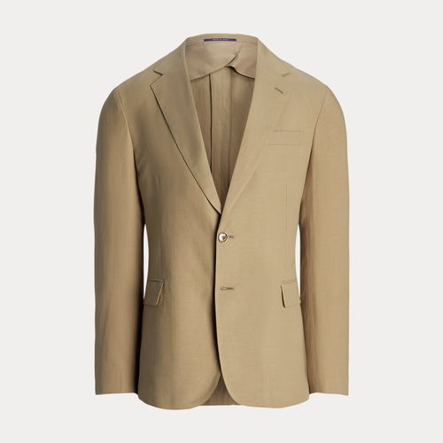 Veste Hadley faite main en soie et lin - Purple Label - Modalova