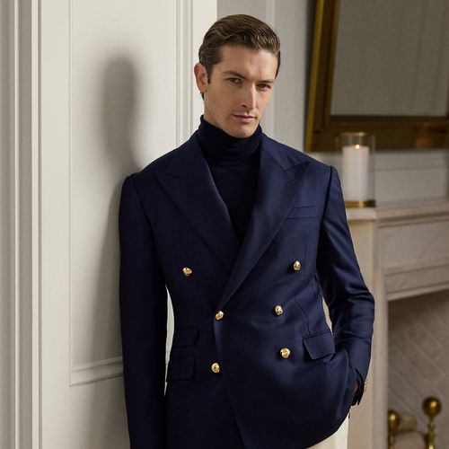 Blazer Kent fait main en cachemire - Purple Label - Modalova