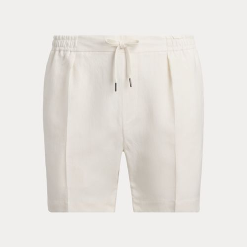 Short en soie et lin à cordon de serrage - Purple Label - Modalova