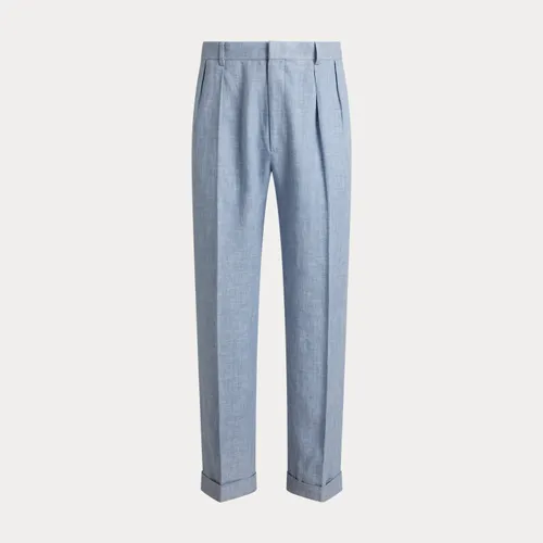 Pantalon fait main en chambray - Purple Label - Modalova