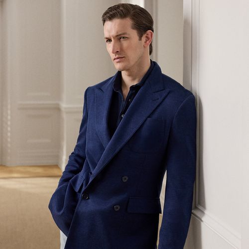 Veste Kent faite main en lin mélangé - Purple Label - Modalova