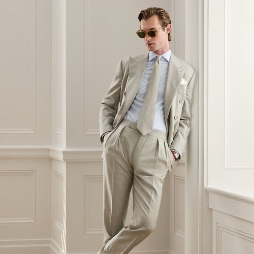 Costume Ralph Lauren fait main flanelle laine - Purple Label - Modalova
