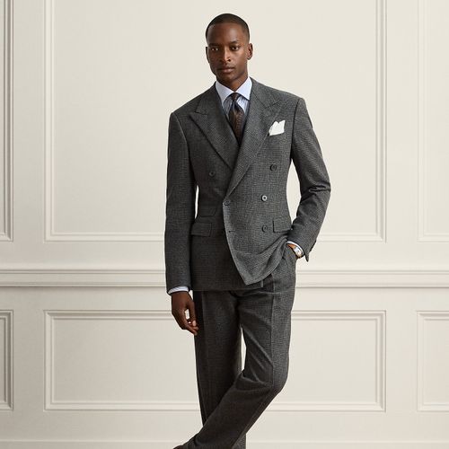 Costume Gregory prince-de-galles laine - Purple Label - Modalova