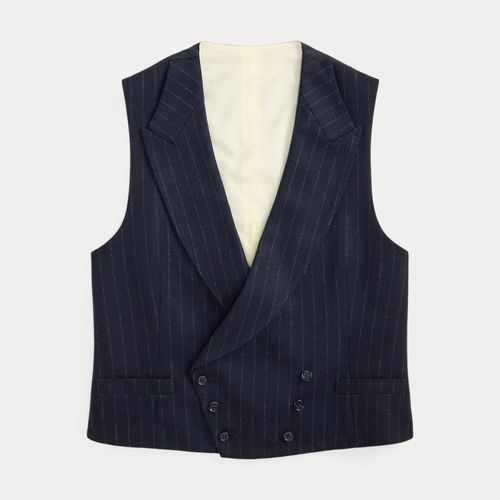 Gilet fait main à rayures tennis - Purple Label - Modalova