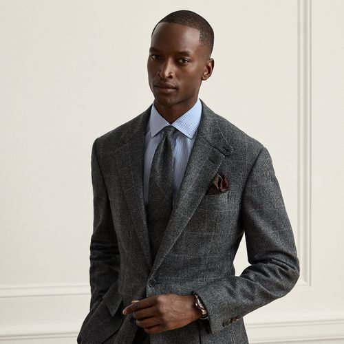 Veste Glenn pied-de-poule faite main - Purple Label - Modalova