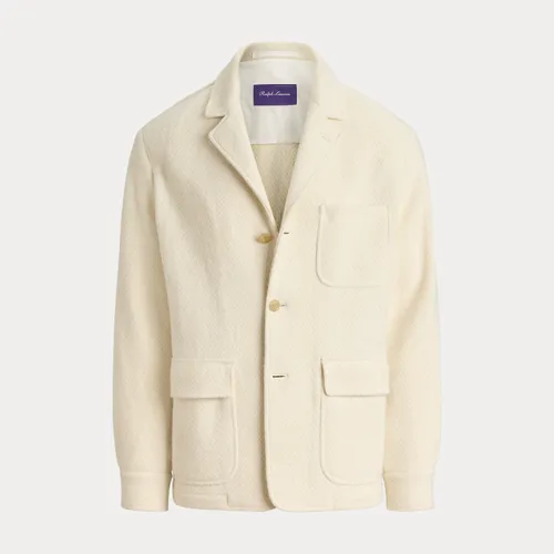 Veste faite main en laine et cachemire - Purple Label - Modalova