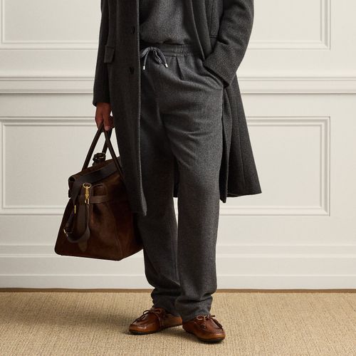 Pantalon fait main en laine et cachemire - Purple Label - Modalova
