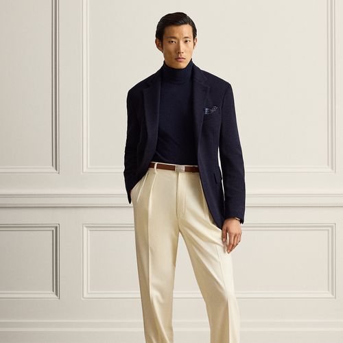 Pantalon Glenn fait main en flanelle - Purple Label - Modalova
