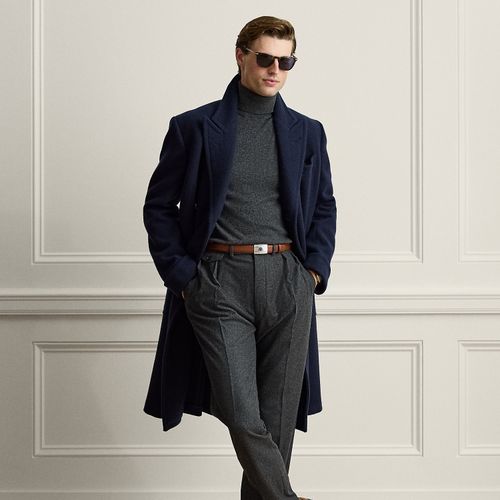 Pantalon Gregory fait main en flanelle - Purple Label - Modalova