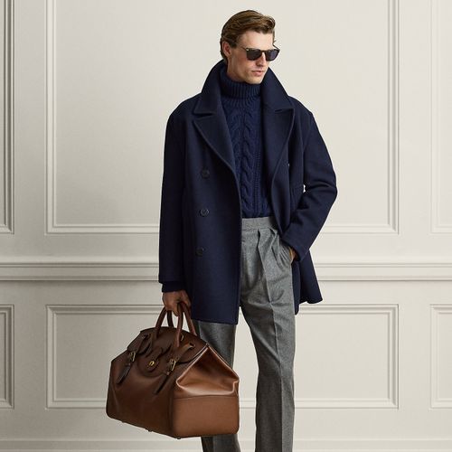 Pantalon Gregory fait main en flanelle - Purple Label - Modalova