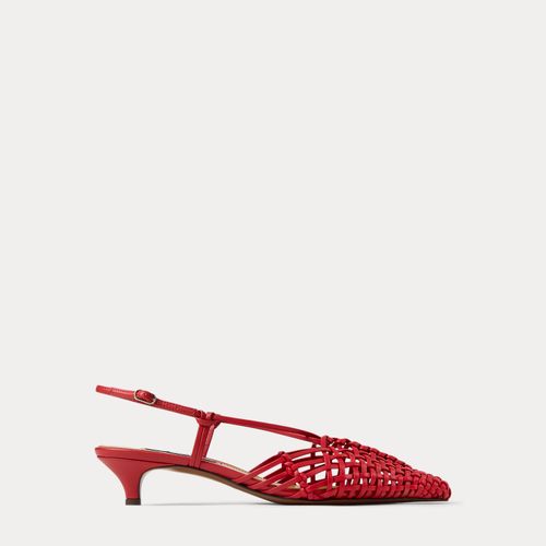 Escarpins Antonella agneau tissé 3,5 cm - Collection - Modalova