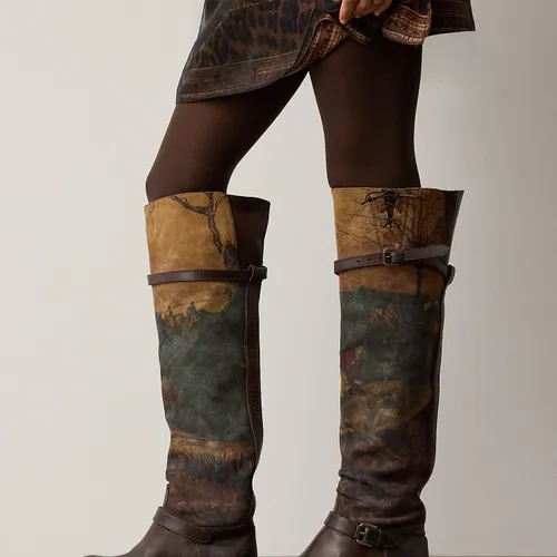 Bottes Waylon pittoresques daim vachette - Collection - Modalova