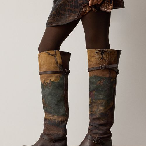 Bottes Waylon pittoresques daim vachette - Collection - Modalova