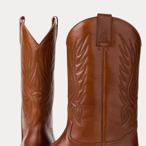 Bottes western en cuir - Purple Label - Modalova