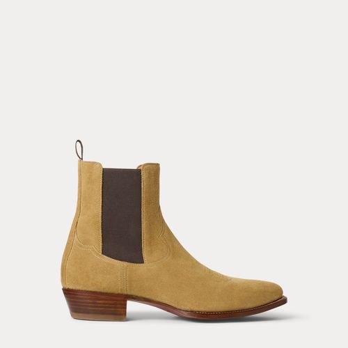 Botte Chelsea western en daim de veau - Purple Label - Modalova
