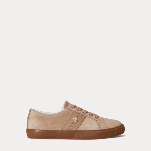 Baskets Janson II en daim et cuir nappa - Lauren - Modalova