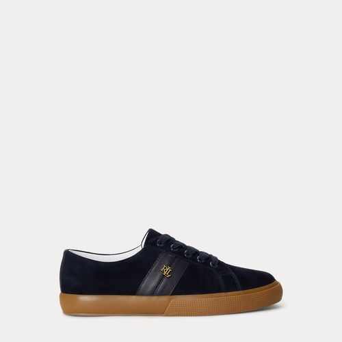 Baskets Janson II en daim et cuir nappa - Lauren - Modalova