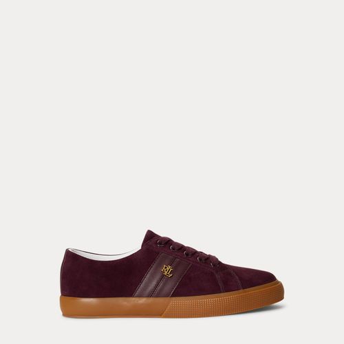 Baskets Janson II en daim et cuir nappa - Lauren - Modalova