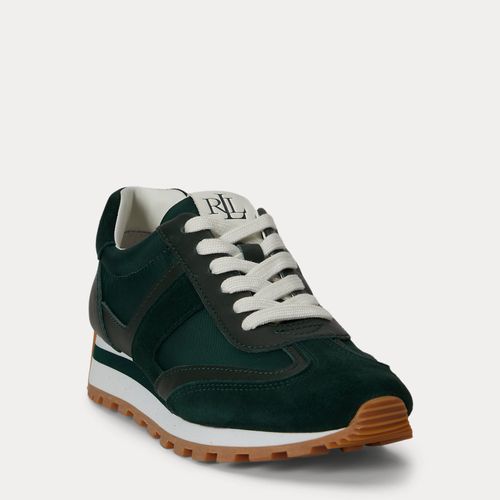 Baskets Dani color-block en cuir - Lauren - Modalova