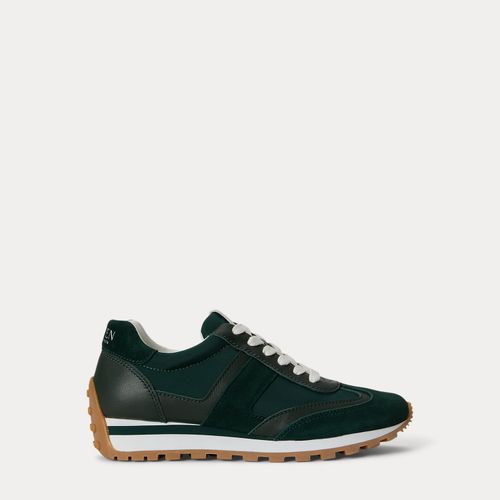 Baskets Dani color-block en cuir - Lauren - Modalova