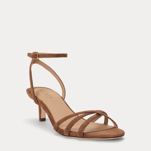 Sandales Kendyl à talon bobine en daim - Lauren - Modalova