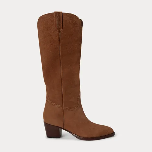 Bottes hautes Harpher en daim - Lauren - Modalova