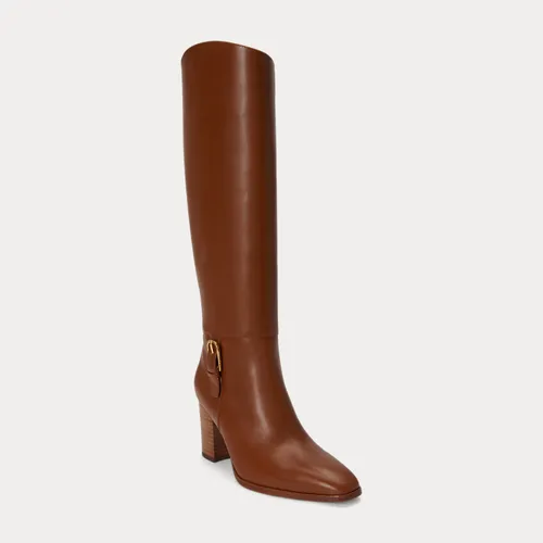 Bottes hautes à talon Raelynn vachette - Lauren - Modalova