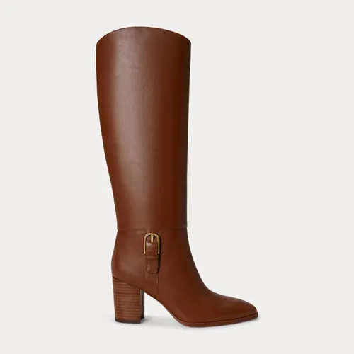 Bottes hautes à talon Raelynn vachette - Lauren - Modalova