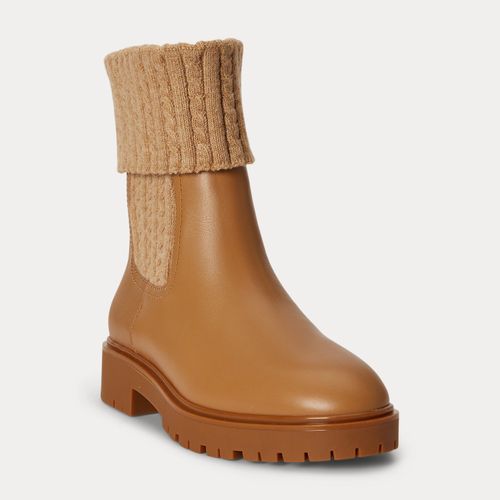 Bottines Allyson torsadées en vachette - Lauren - Modalova