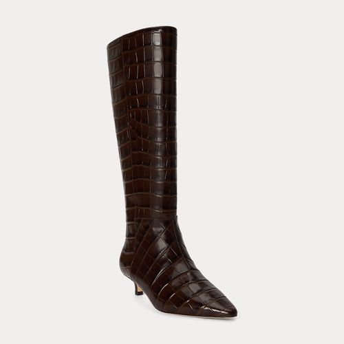 Bottes hautes à talon Francesca gaufrées - Lauren - Modalova