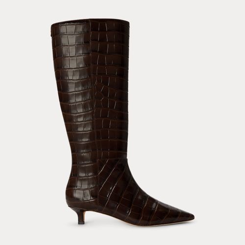 Bottes hautes à talon Francesca gaufrées - Lauren - Modalova