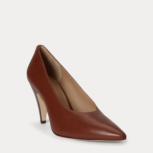 Escarpins Gracy en cuir de chèvre verni - Lauren - Modalova