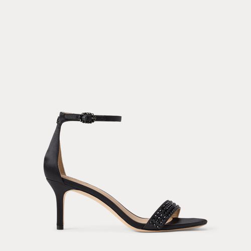 Sandales Allie à talon mi-haut en satin - Lauren - Modalova