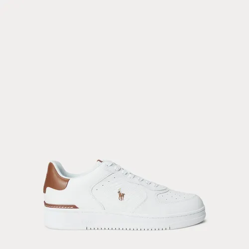 Baskets Masters Court en cuir - Polo Ralph Lauren - Modalova