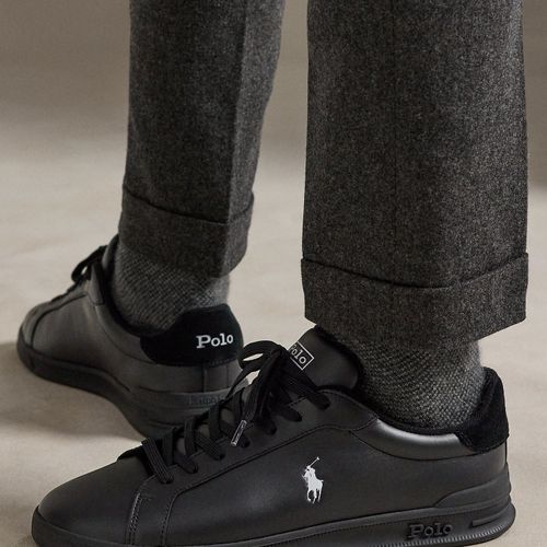 Baskets traditionnelles Court II en cuir - Polo Sport - Modalova