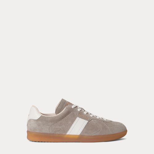 Baskets Field Court 100 en cuir et daim - Polo Sport - Modalova