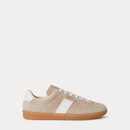 Baskets Field Court 100 en cuir et daim - Polo Sport - Modalova