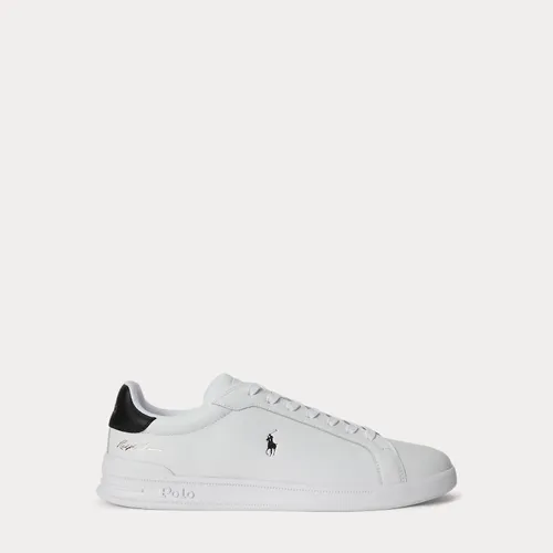 Baskets traditionnelles Court II en cuir - Polo Ralph Lauren - Modalova