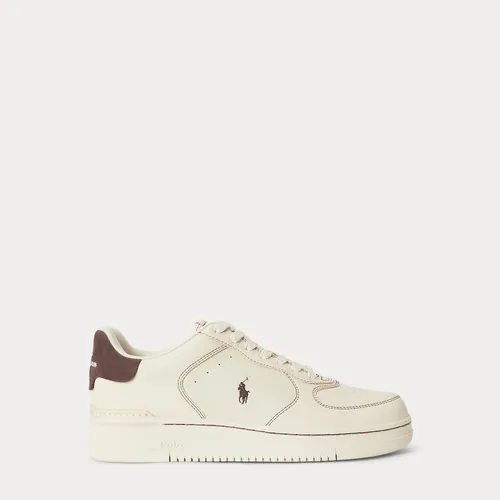 Baskets Masters Court en cuir - Polo Ralph Lauren - Modalova