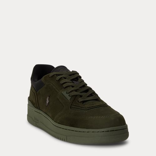 Baskets Open Masters à pans en nubuck - Polo Ralph Lauren - Modalova