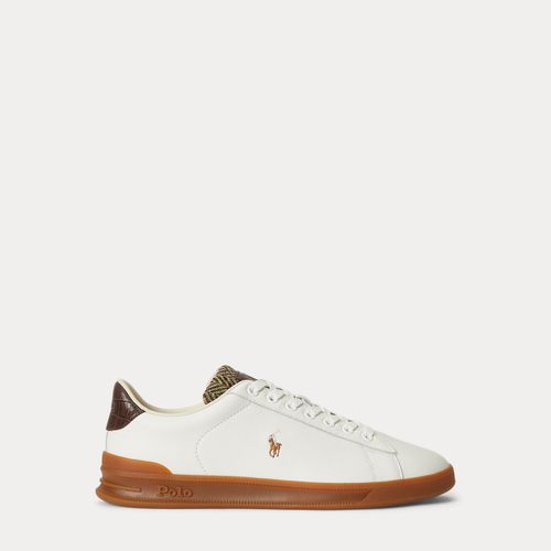 Baskets Heritage Court II cuir et tweed - Polo Ralph Lauren - Modalova